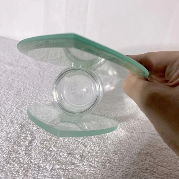 Vintage Glass Mirror Candle Holder Christmas Tree Festive Winter Decor - Picture 8 of 16